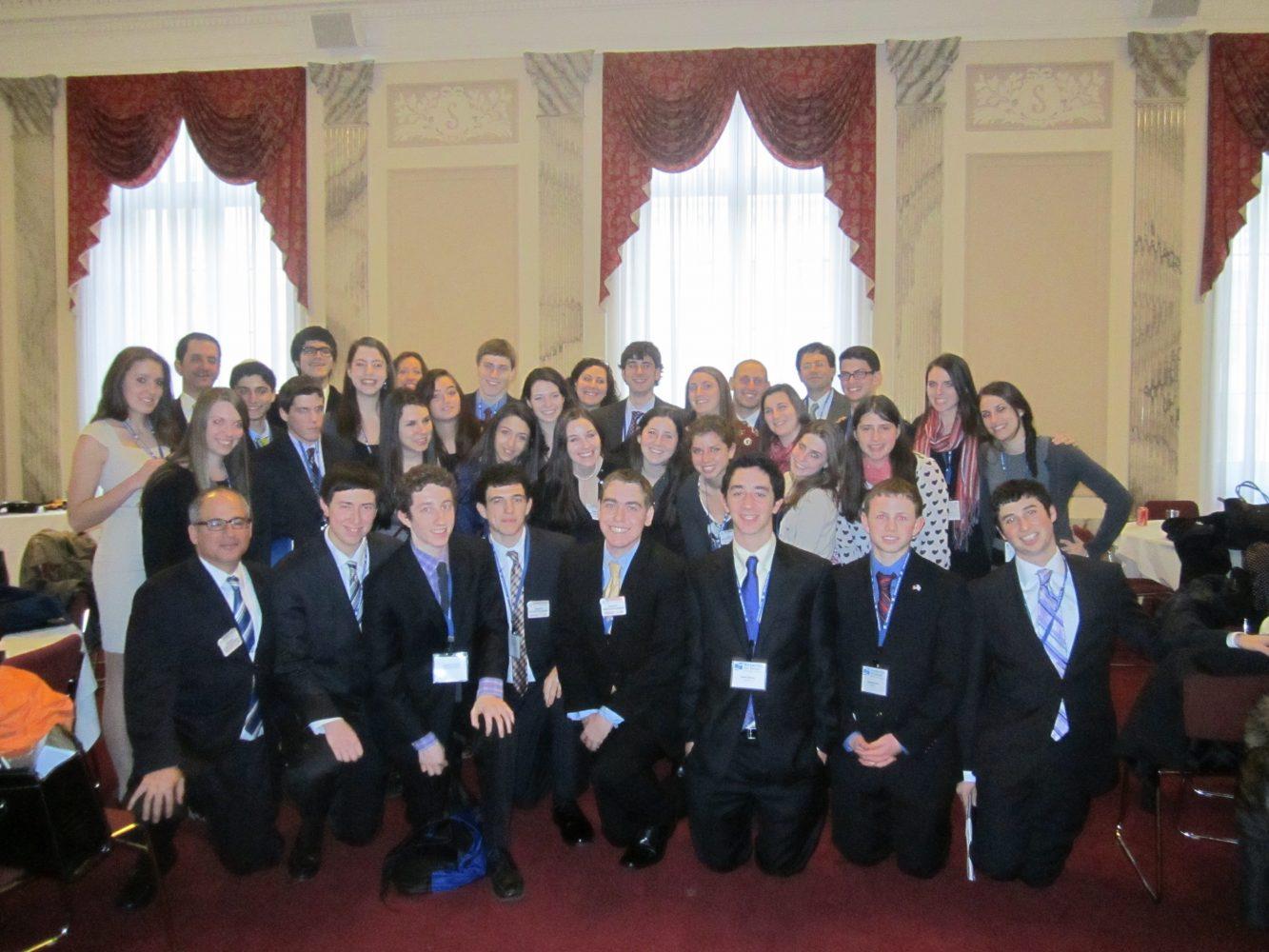 The Write On for Israel Fellows in the Capitol Building