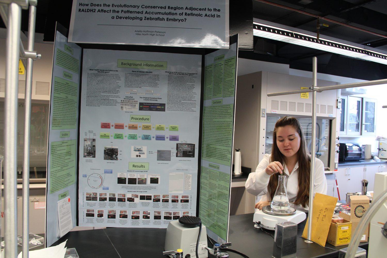 Hoffman-Peterson earns her stripes in local science fair