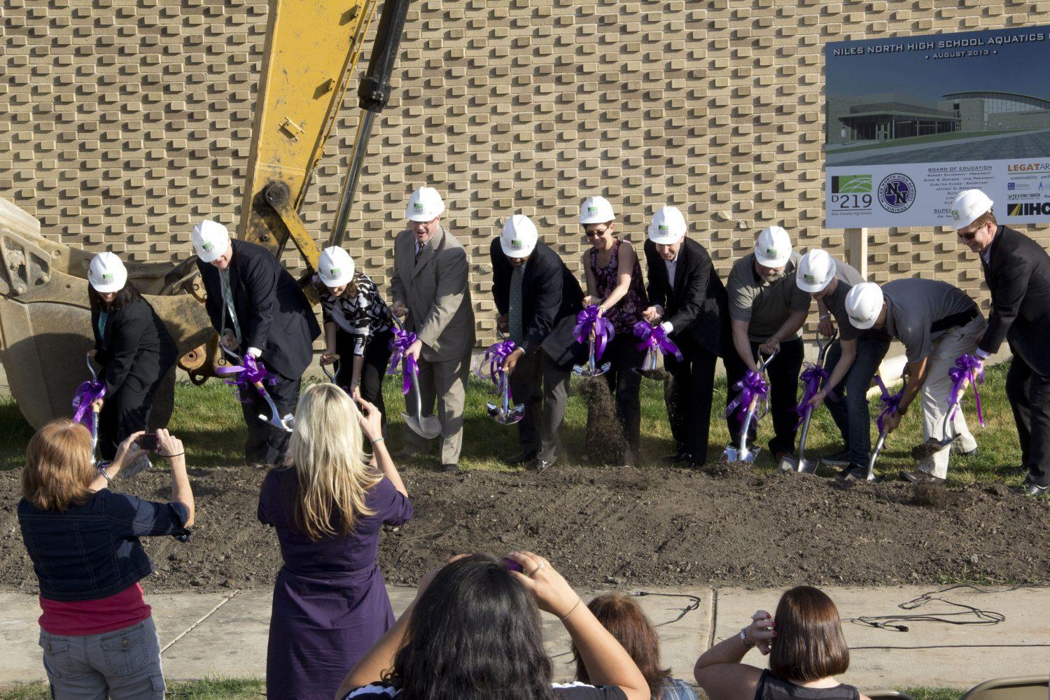 North breaks ground for new pool