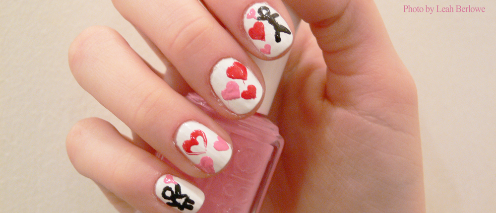 Be mine? Valentines Day nails