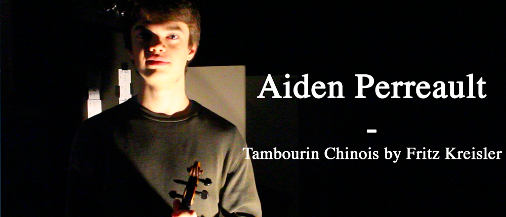 North Star Showcase: Freshman Aidan Perreault performing Tambourin Chinois by Fritz Kreisler