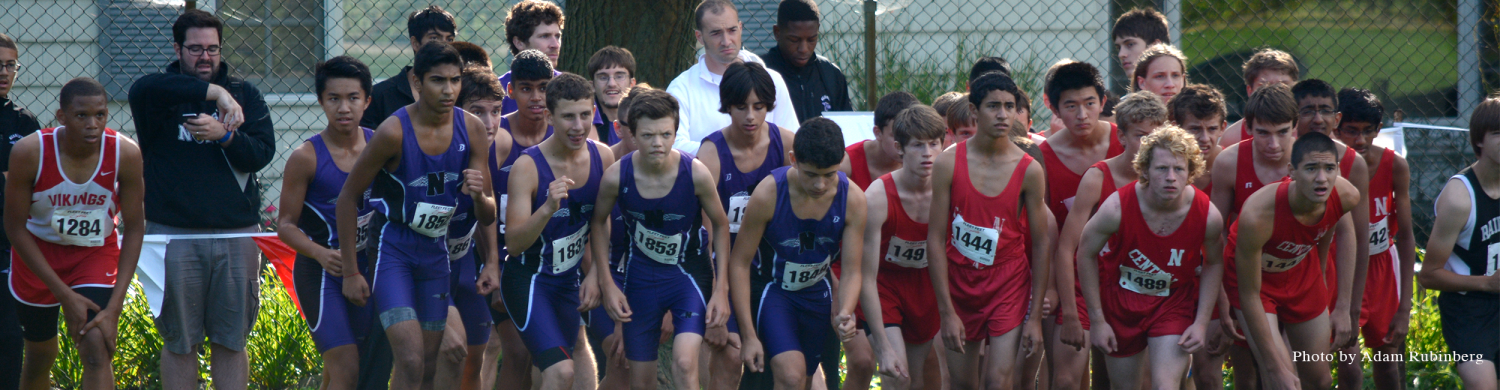 Boys cross country racing in Peoria