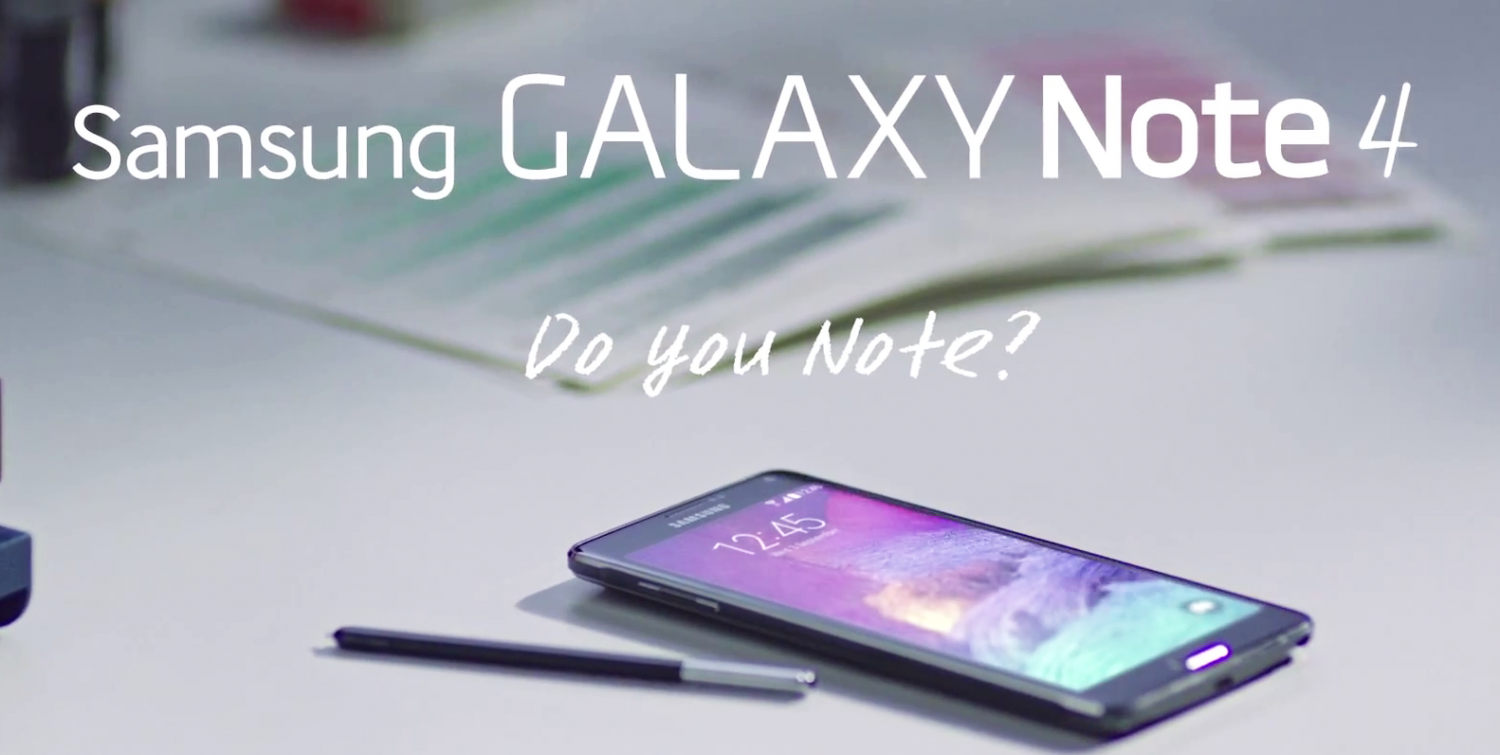 The next big thing is here: Galaxy Note 4