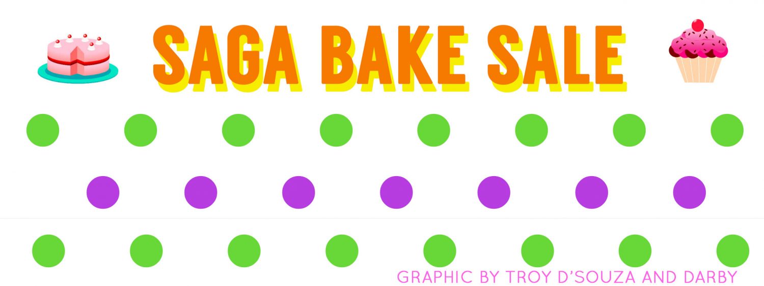 Saga hosts Halloween themed bake sale