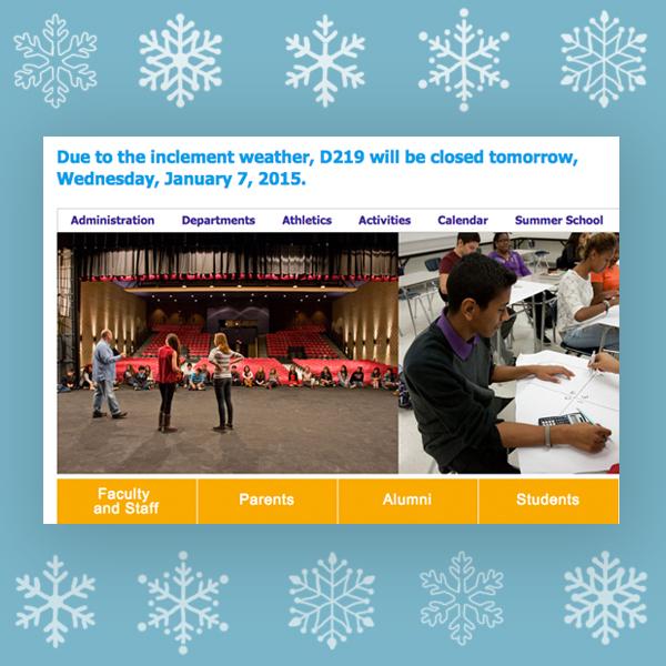 Breaking news: Niles North closes due to inclement weather