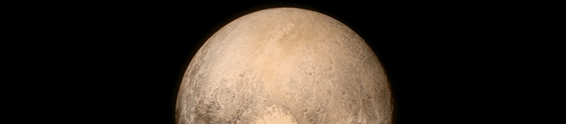 Distant Pluto alive through photographs