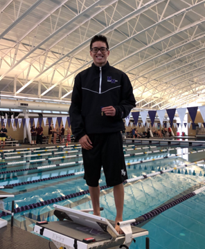 Junior Vincent Pi has qualified for State in boys swimming three years in a row.