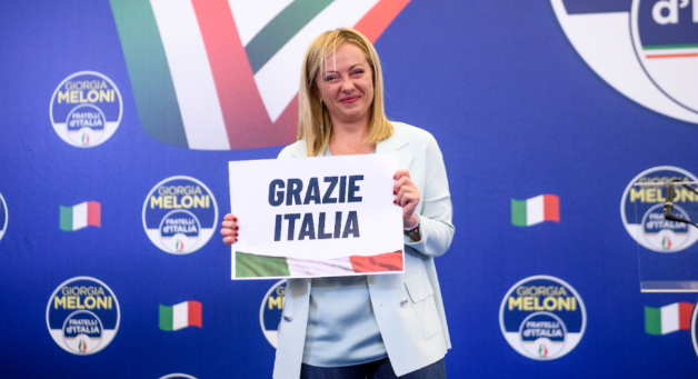 Giorgia+Meloni+becomes+first+female+right-wing+Italian+prime+minister