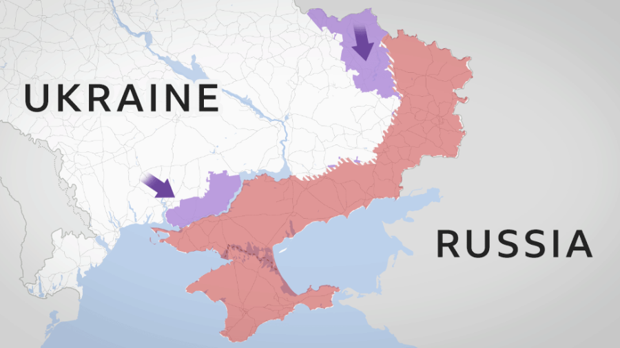 Ukraine’s counteroffensive initiated through smaller territorial changes