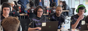 Niles North eSports team competing at State Finals