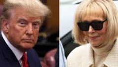 Trump (left) found guilty for sexually abusing and defaming E. Jean Carroll (right). 
