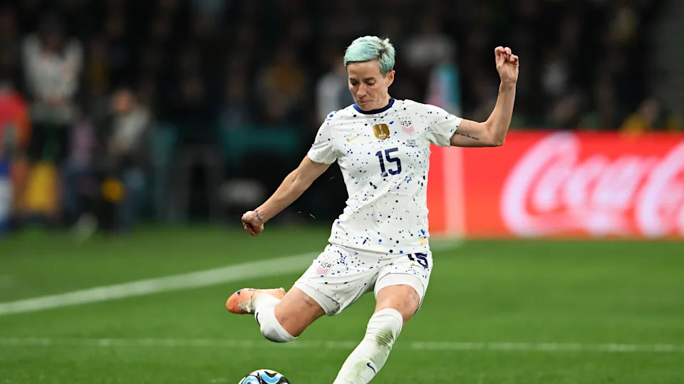 Megan Rapinoe during the 2023 World Cup