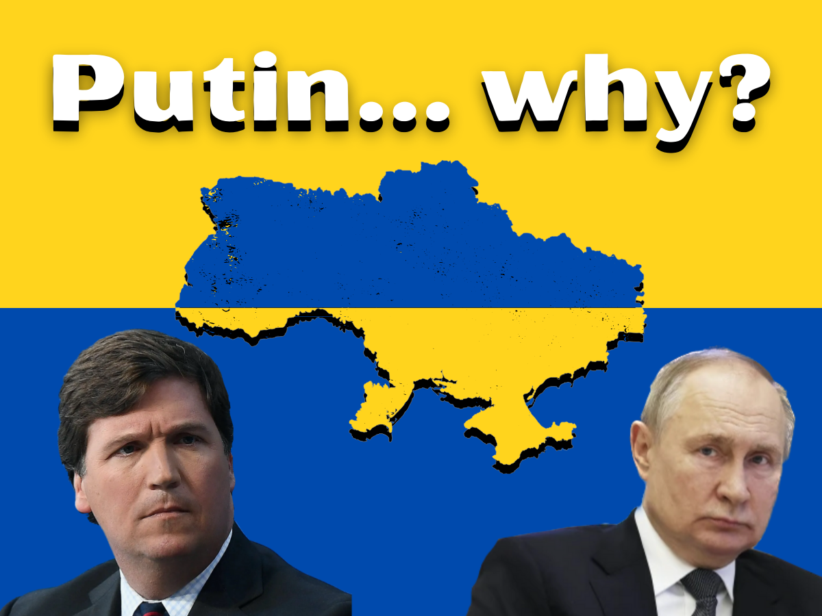 “Denazification” discussed while Tucker Carlson in Russia, creating propaganda