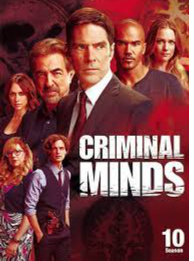 Clockwise from left, Matthew Gray Gubler, Kirsten Vangsness, Lola Glaudini, Joe Mantegna, Thomas Gibson, Shemar Moore, and A.J. Cook on Criminal Minds. Image from amazon.com.
