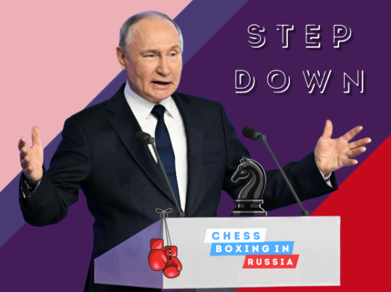 Russian President of 24 years, Vladimir Putin, has recently announced an expectedly temporary leave from the world of Russian presidency and politics to pursue his secret passion: chess boxing