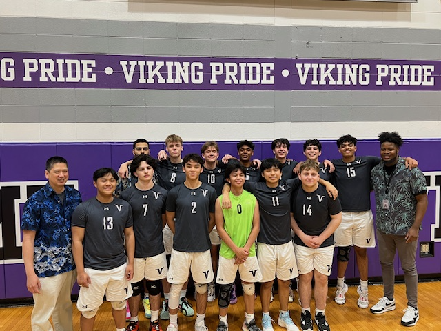 Boys Volleyball became conference champions for the first time in 26 years after winning against Highland Park. 