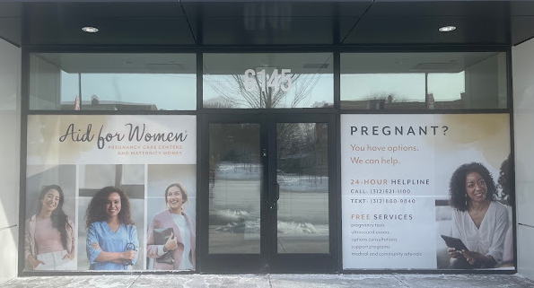 The exterior of a facility run by Aid for Women, a Crisis Pregnancy Center operation, in Edgewater. Photo courtesy of Google Maps. 