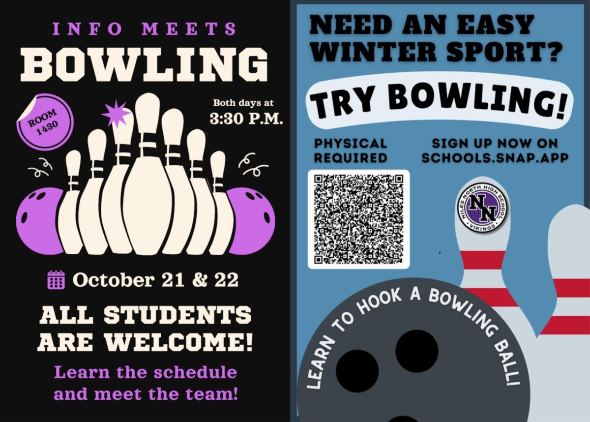 Promotional bowling posters can be seen all around the school, signifying the beginning of the boys’ season, which is off to a roaring start.
