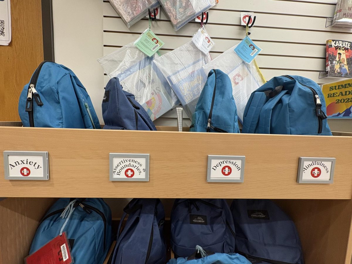 The Wellness Kits that can be found in the library 