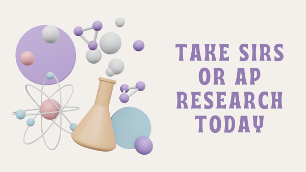 Take SIRS or AP Research and step into a world sure to prepare you for your future