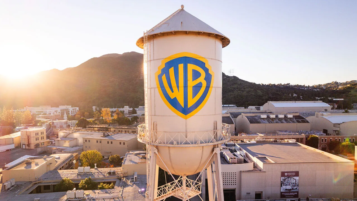 The iconic Warner Bros. water tower (Credit: CNN)